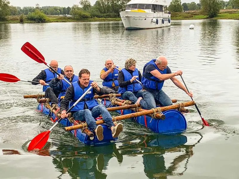 Building Rafts Team Building | Team Outing | Excel Events